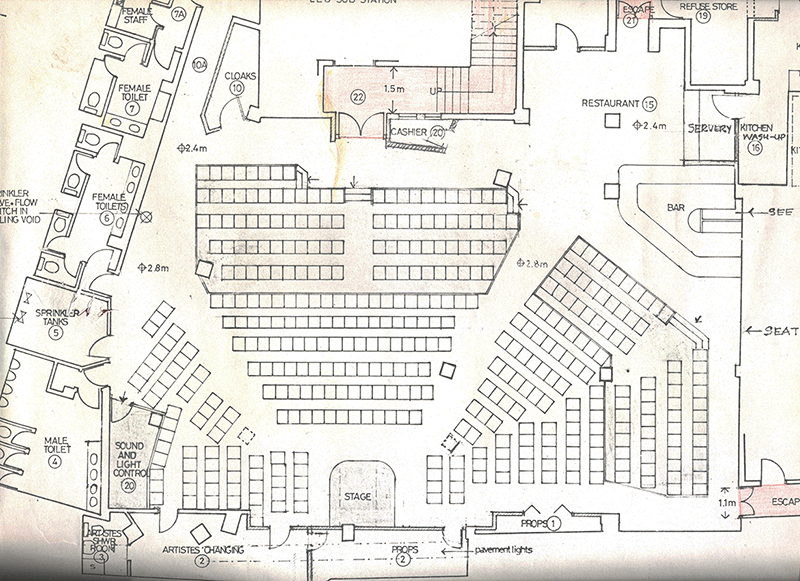 Comedy Store Floorplan