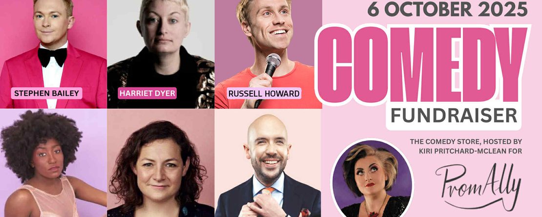 Comedy Fundraiser for Prom Ally - 6 Oct